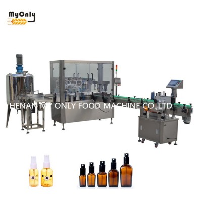 Automatic capping and sealing machine for alcohol gel hand sanitizer making